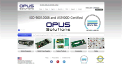 Desktop Screenshot of opussolutions.com