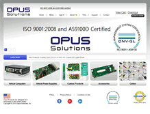 Tablet Screenshot of opussolutions.com